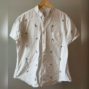 J Crew short Sleeve Button Up